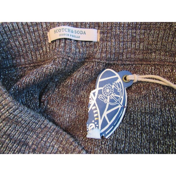 Scotch & Soda Girls Silver Metallic Stripe 2 Pc Set Sweater & Pants Size 14 NWT - Picture 15 of 16